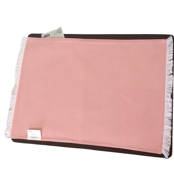 TSS Pink & Mustard Wavy Lines Placemat Set of 4 - Picture 4 of 5